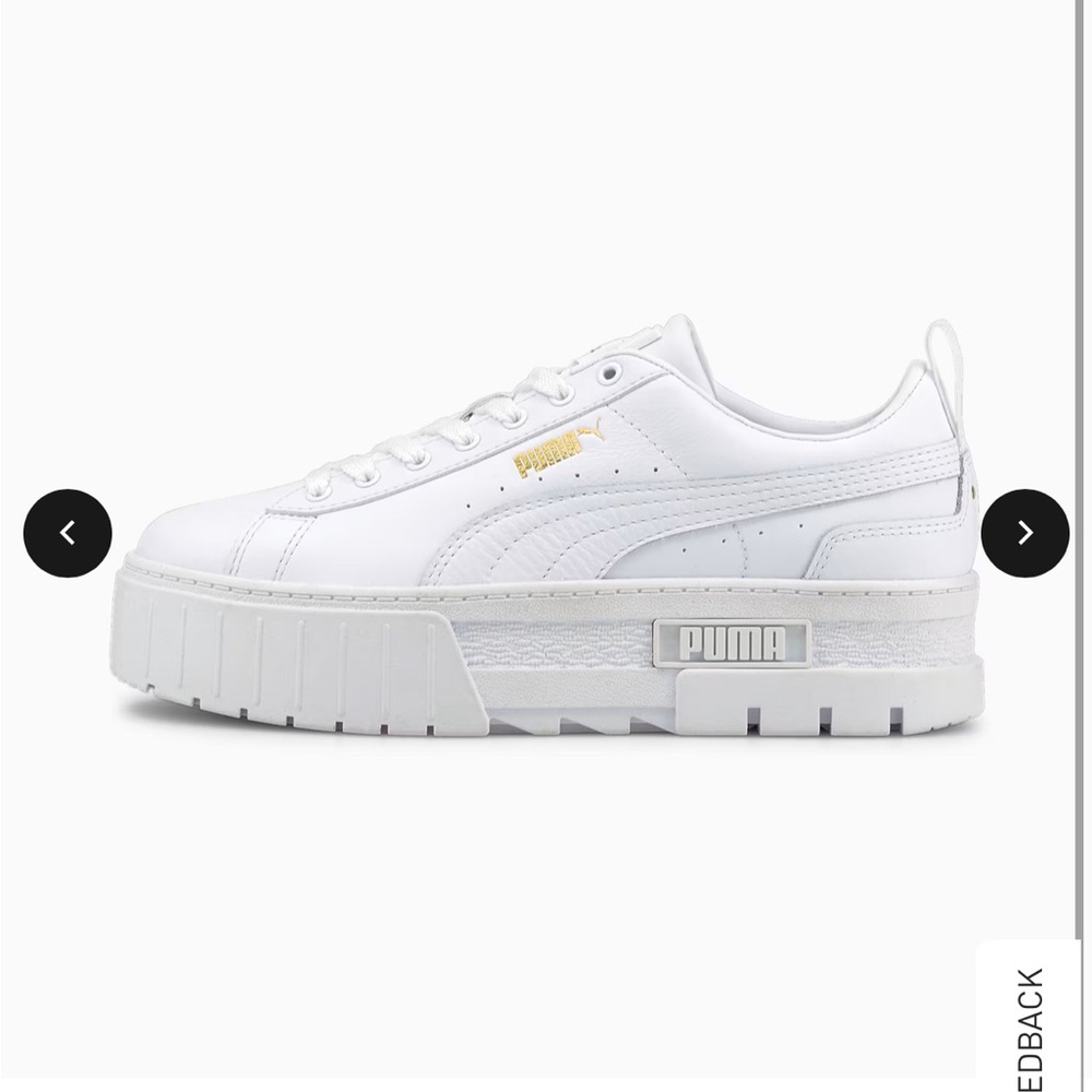 Puma Mayze Classic Women's Sneakers white leather sz 7